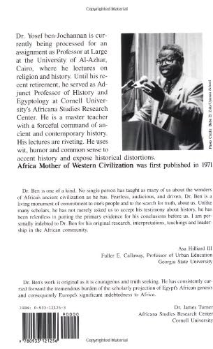 Africa: Mother of Western Civilization (African-American Heritage Series) (Paperback)