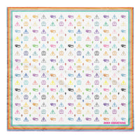 Monogram Multicolor Bandana - White