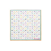 Monogram Multicolor Bandana - White