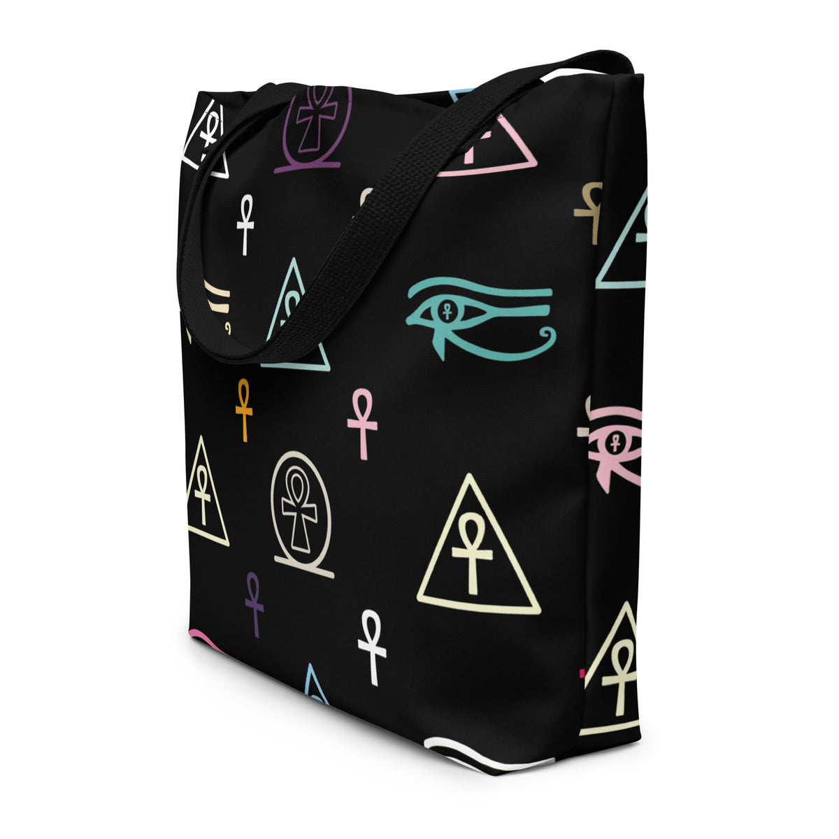 Ankh Awakening All-Over Print Large Tote Bag w/ Pocket ALT-02