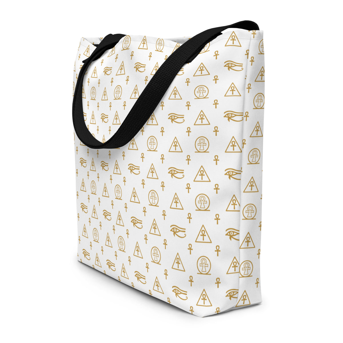 Ankh Awakening All-Over Print Large Tote Bag w/ Pocket ALT-03