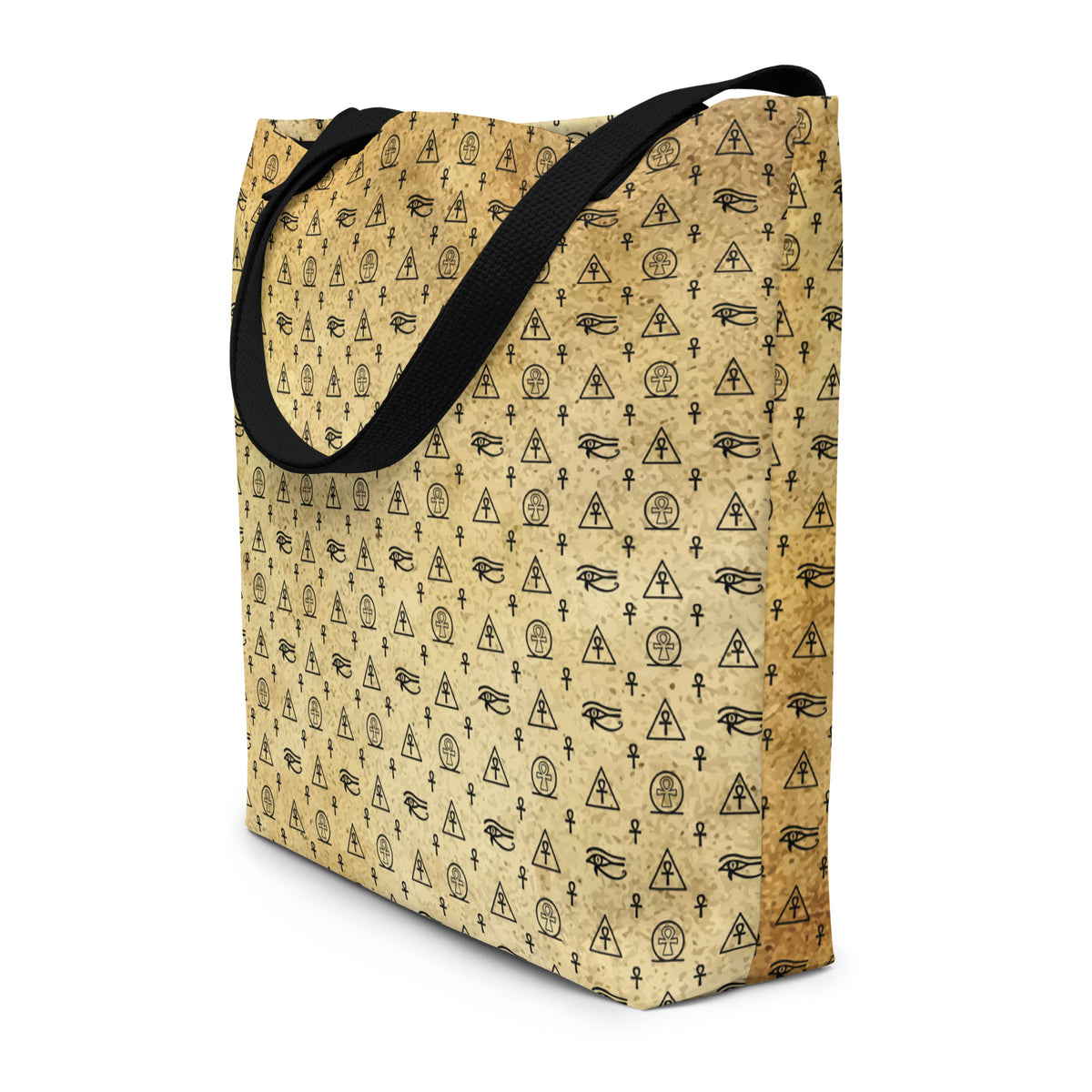 Ankh Awakening All-Over Print Large Tote Bag w/ Pocket ALT-07