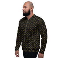 Ankh Awakening Unisex Bomber Jacket - ABJ-020
