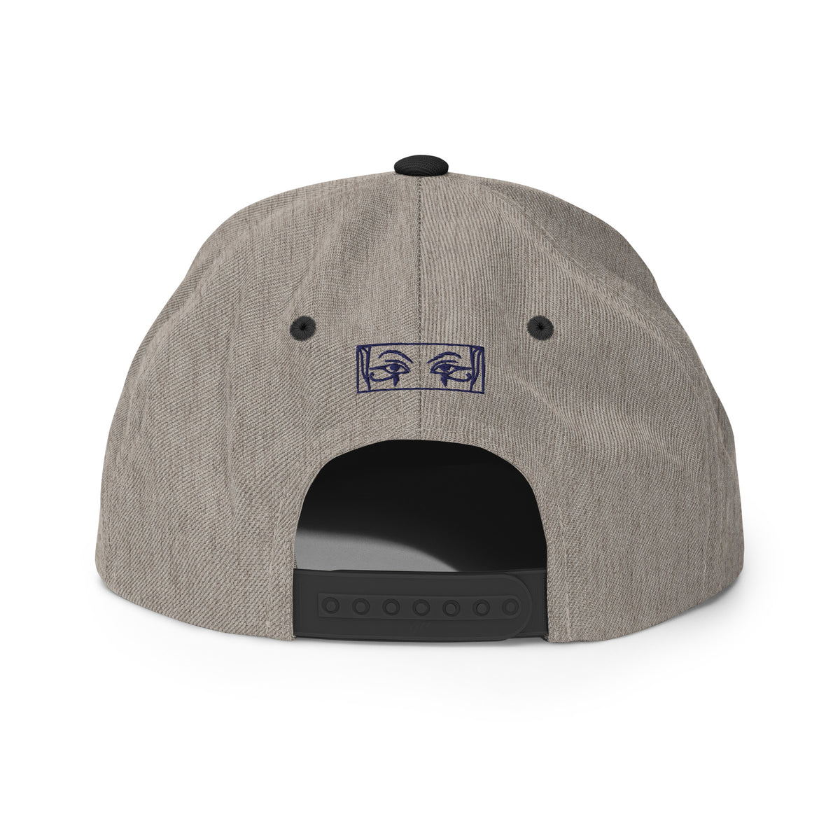Shen Ankh Symbol Snapback Hat - Navy Blue | AASH-04