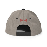 Shen Ankh Symbol Snapback Hat - Red | AASH-03