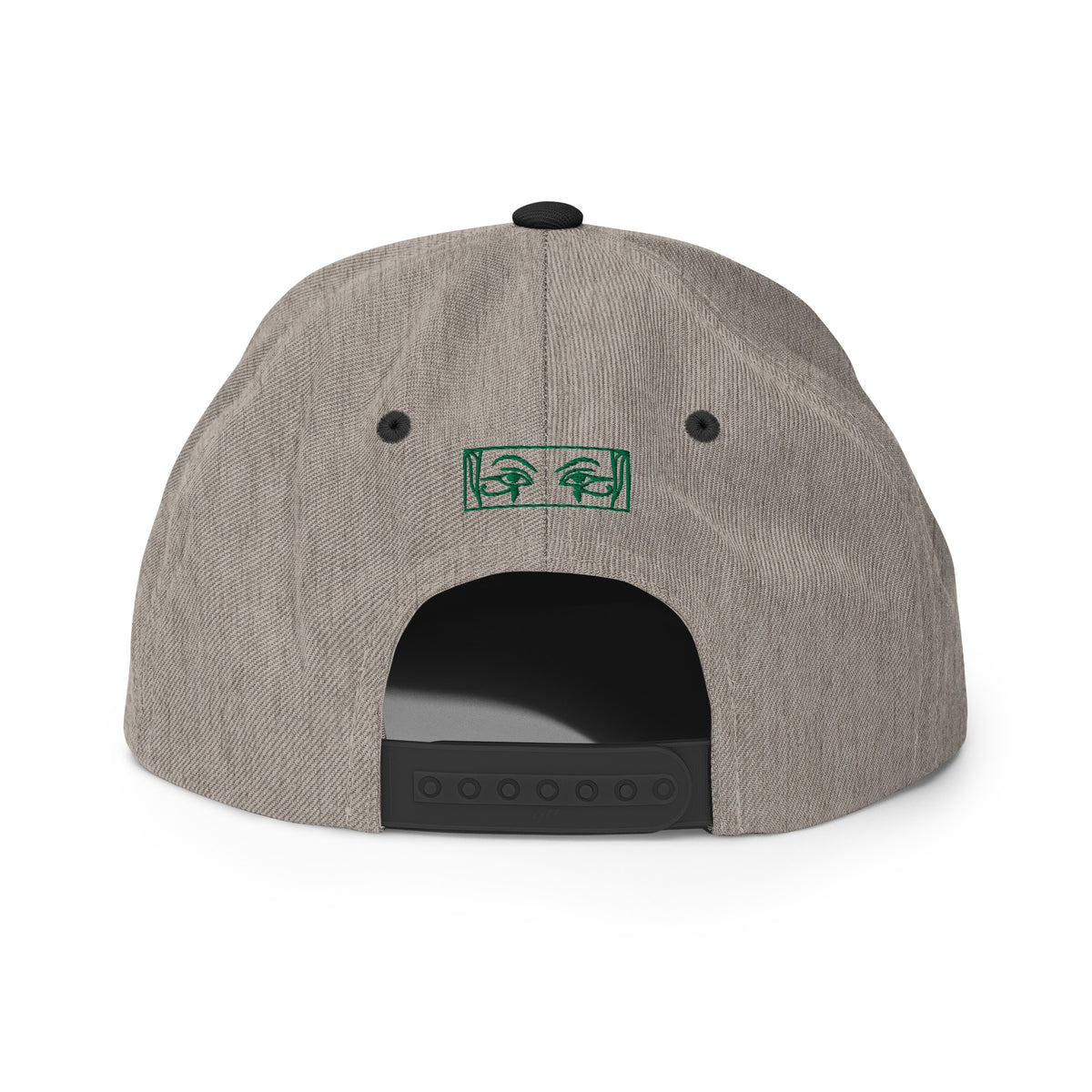 Shen Ankh Symbol Snapback Hat - Green | AASH-06