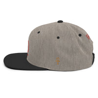 Shen Ankh Symbol Snapback Hat - Red | AASH-03
