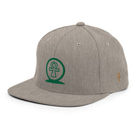 Shen Ankh Symbol Snapback Hat - Green | AASH-06