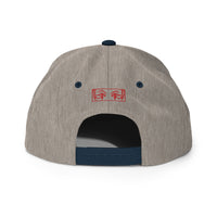 Shen Ankh Symbol Snapback Hat - Red | AASH-03