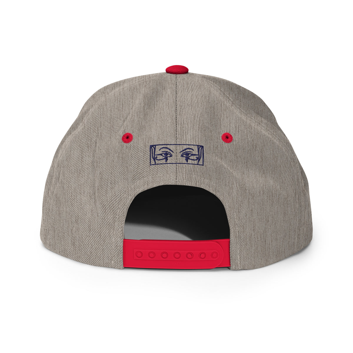 Shen Ankh Symbol Snapback Hat - Navy Blue | AASH-04