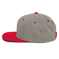 Shen Ankh Symbol Snapback Hat - Red | AASH-03