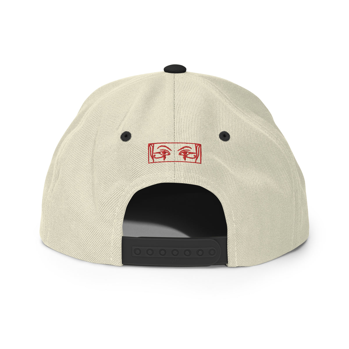 Shen Ankh Symbol Snapback Hat - Red | AASH-03