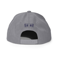 Shen Ankh Symbol Snapback Hat - Navy Blue | AASH-04