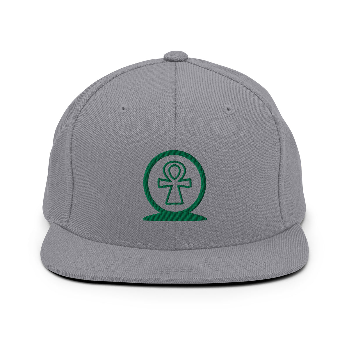 Shen Ankh Symbol Snapback Hat - Green | AASH-06