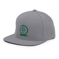 Shen Ankh Symbol Snapback Hat - Green | AASH-06