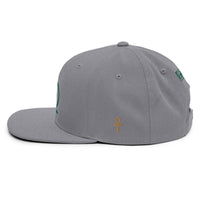 Shen Ankh Symbol Snapback Hat - Green | AASH-06