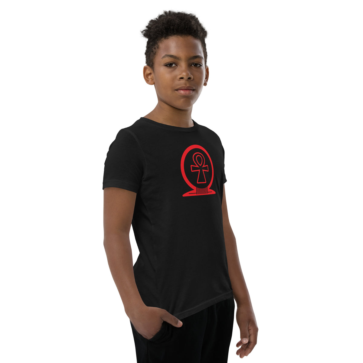 Shen Ankh Symbol Youth Short Sleeve T-Shirt - AAYT-02