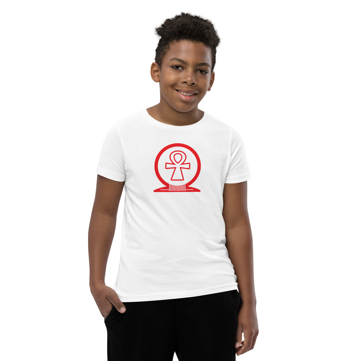 Shen Ankh Symbol Youth Short Sleeve T-Shirt - AAYT-02