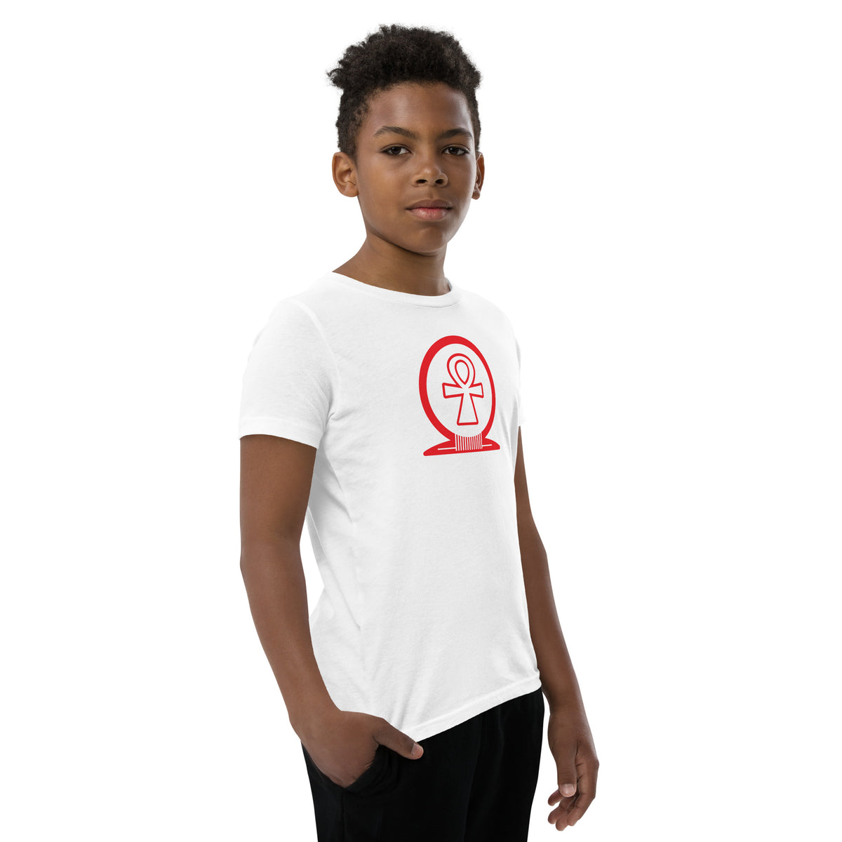 Shen Ankh Symbol Youth Short Sleeve T-Shirt - AAYT-02